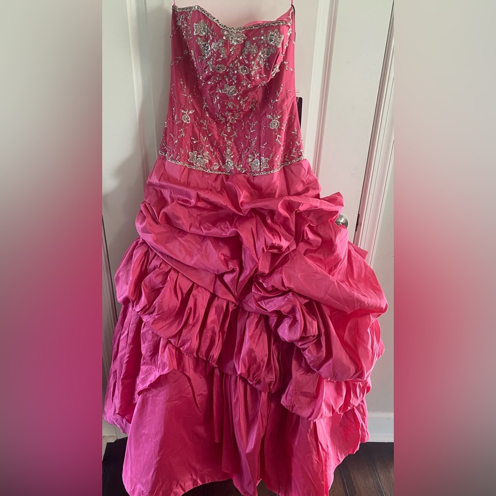 Brand new long strapless dress